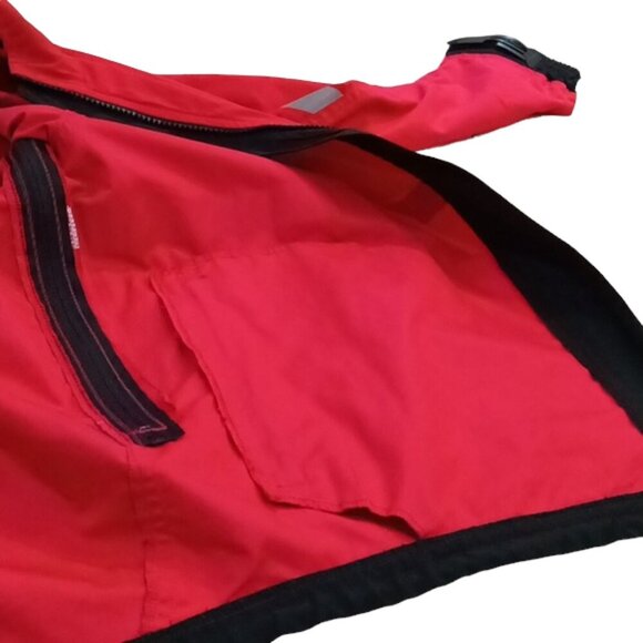 Running Room Fit-Wear Reflective Stripe Red Unisex Jacket Medium - Picture 5 of 9